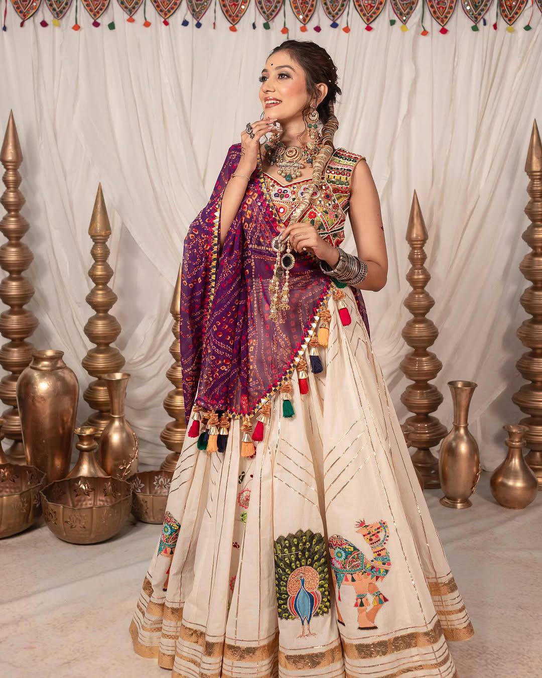 NEW TRENDING NAVRATRI  SPECIAL CHANIYA CHOLI๐โค๏ธ